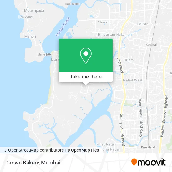 Crown Bakery map