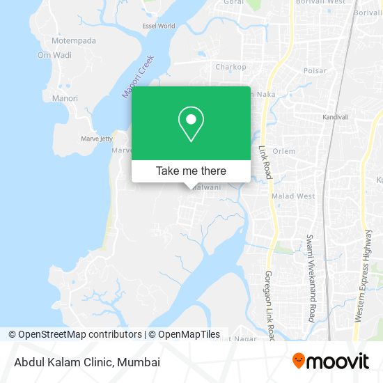 Abdul Kalam Clinic map