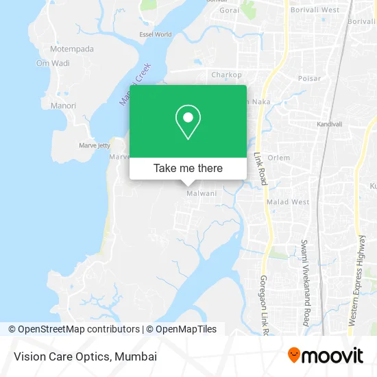 Vision Care Optics map