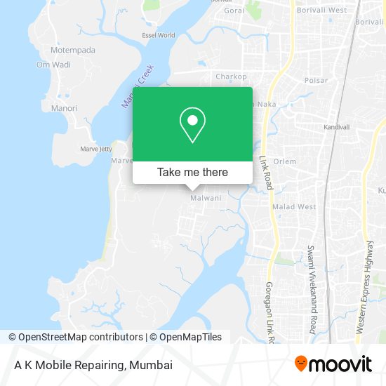 A K Mobile Repairing map