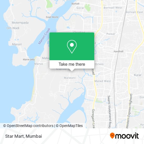 Star Mart map