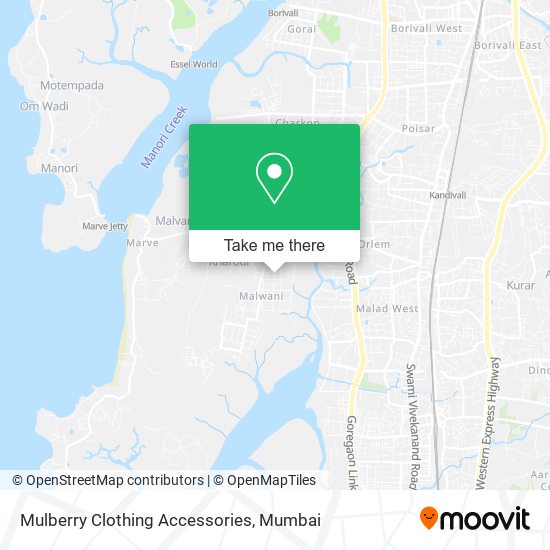 Mulberry Clothing Accessories map