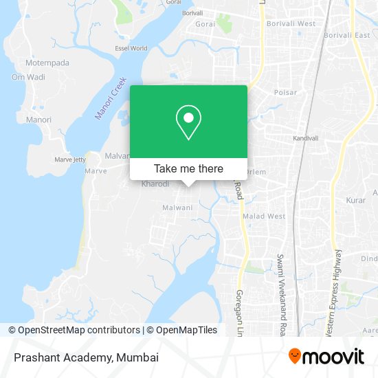Prashant Academy map
