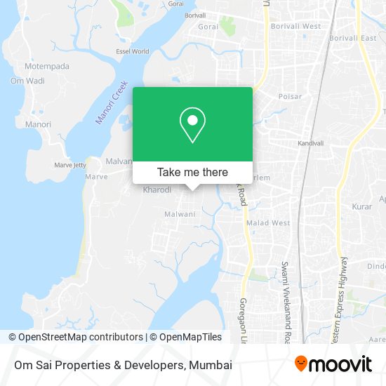 Om Sai Properties & Developers map