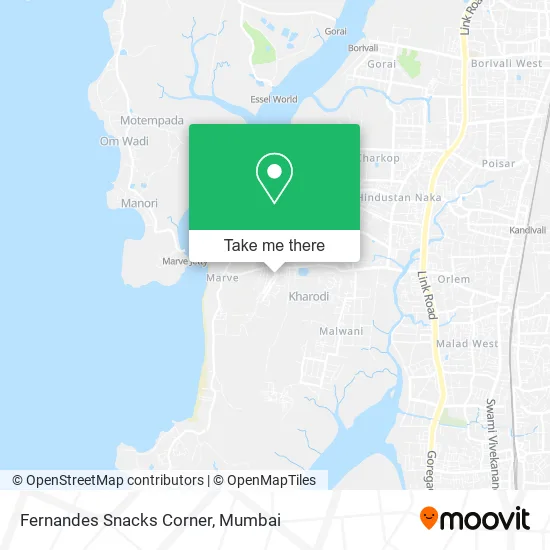 Fernandes Snacks Corner map