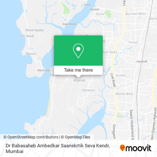 Dr Babasaheb Ambedkar Saanskrtik Seva Kendr map