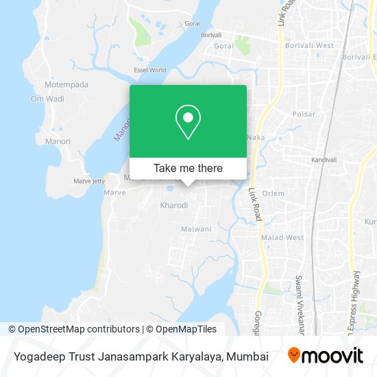 Yogadeep Trust Janasampark Karyalaya map