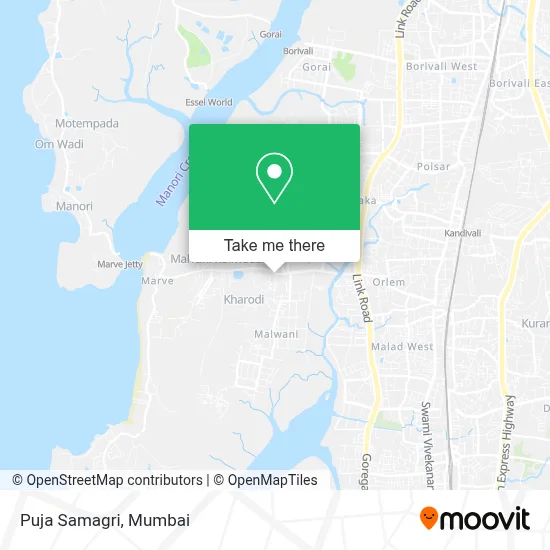 Puja Samagri map