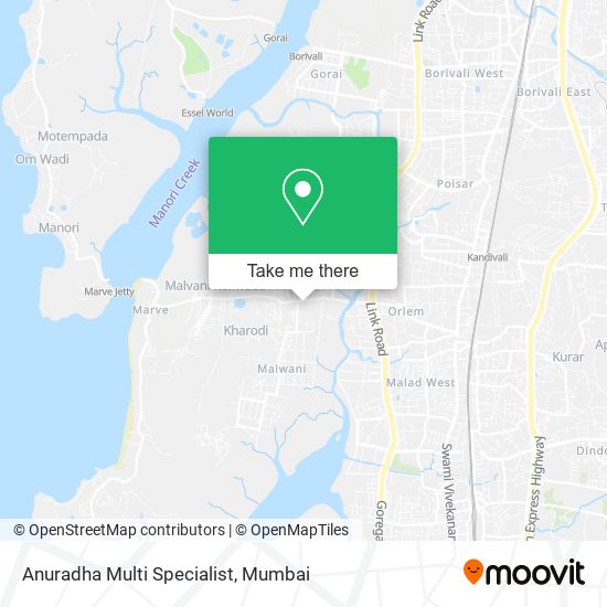 Anuradha Multi Specialist map