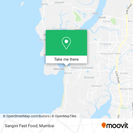 Sangini Fast Food map