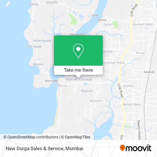New Durga Sales & Service map