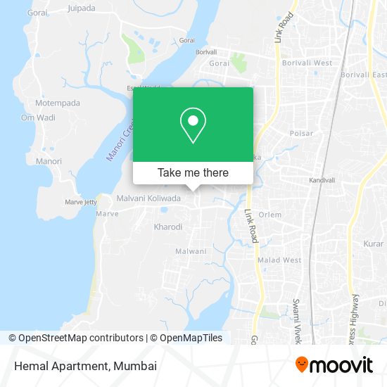 Hemal Apartment map