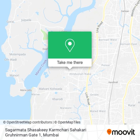 Sagarmata Shasakeey Karmchari Sahakari Gruhnirman Gate 1 map