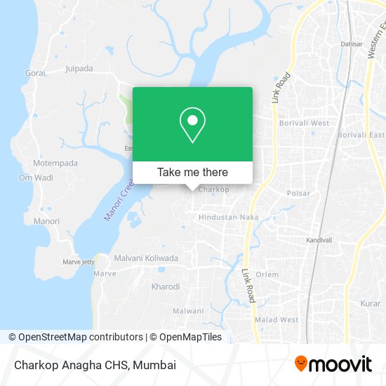 Charkop Anagha CHS map