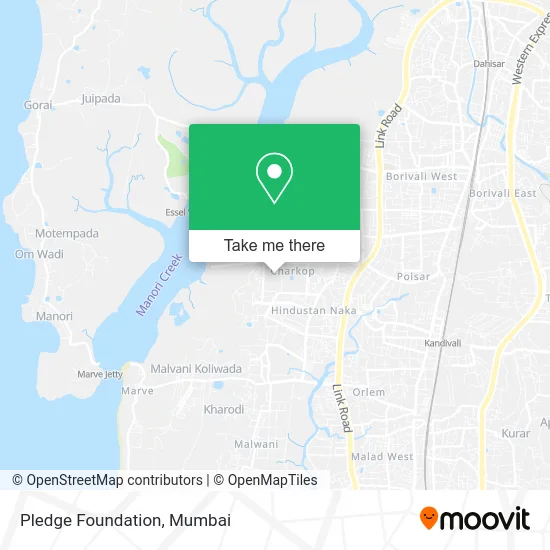 Pledge Foundation map