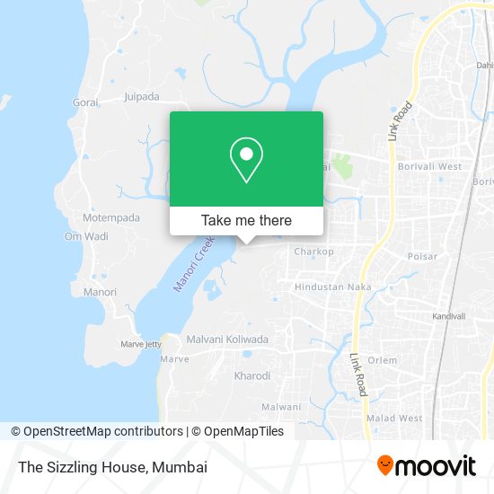 The Sizzling House map