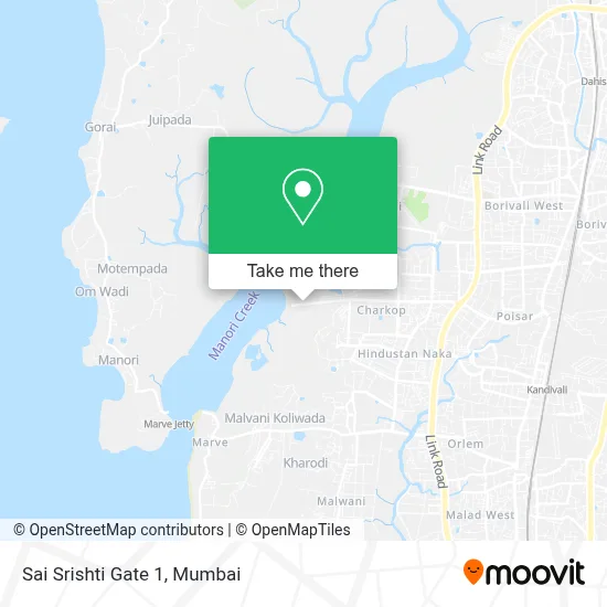 Sai Srishti Gate 1 map