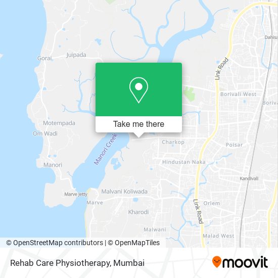 Rehab Care Physiotherapy map