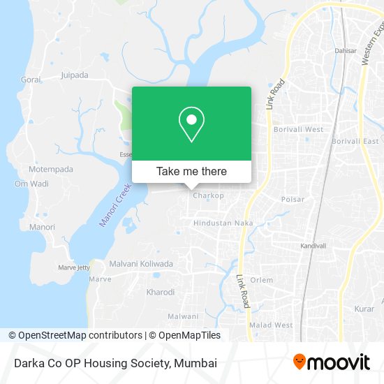 Darka Co OP Housing Society map