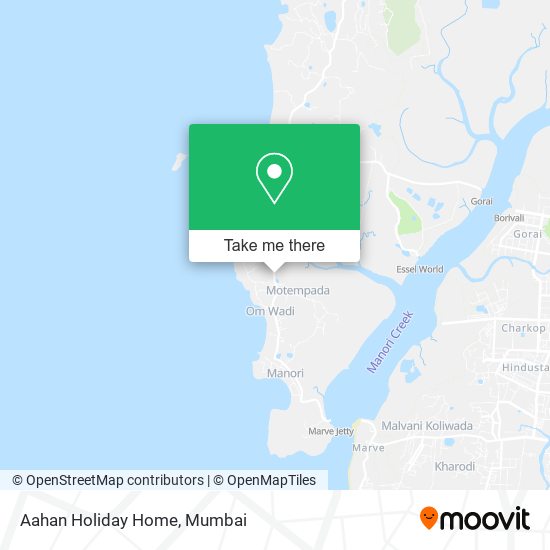 Aahan Holiday Home map