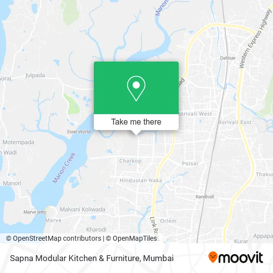 Sapna Modular Kitchen & Furniture map