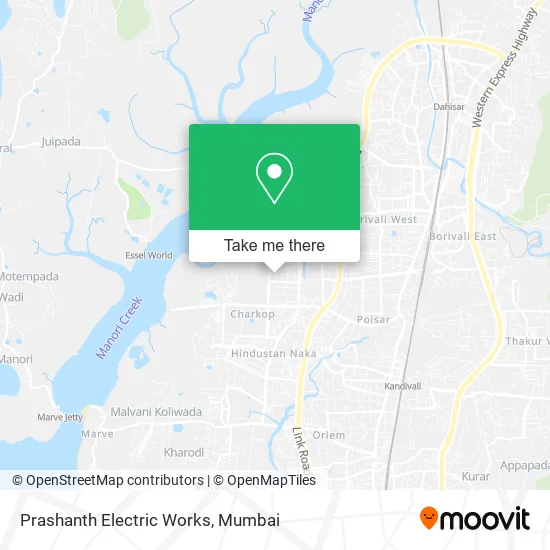 Prashanth Electric Works map
