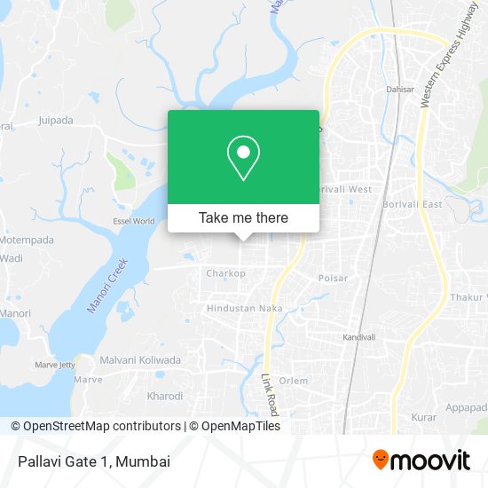 Pallavi Gate 1 map