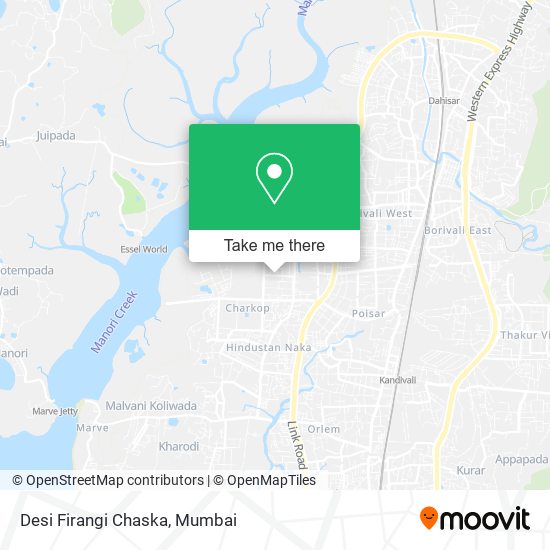 Desi Firangi Chaska map