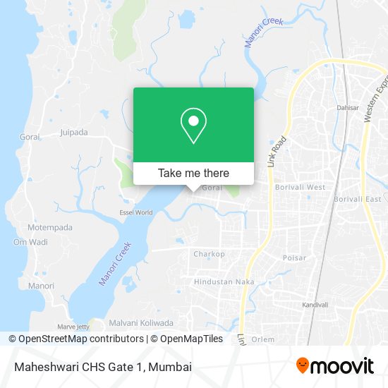 Maheshwari CHS Gate 1 map