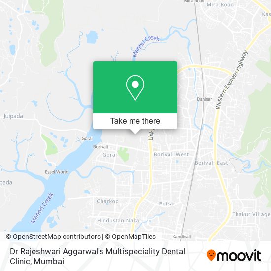 Dr Rajeshwari Aggarwal's Multispeciality Dental Clinic map