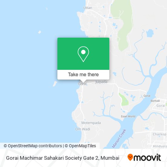 Gorai Machimar Sahakari Society Gate 2 map