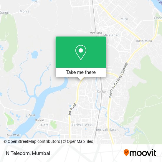 N Telecom map