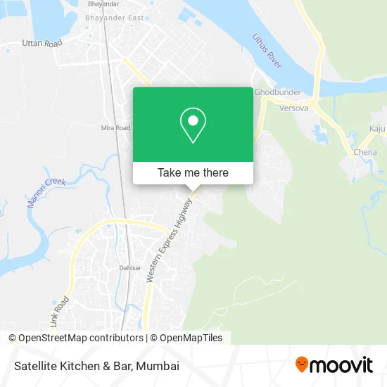 Satellite Kitchen & Bar map