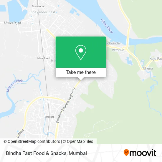 Bindha Fast Food & Snacks map