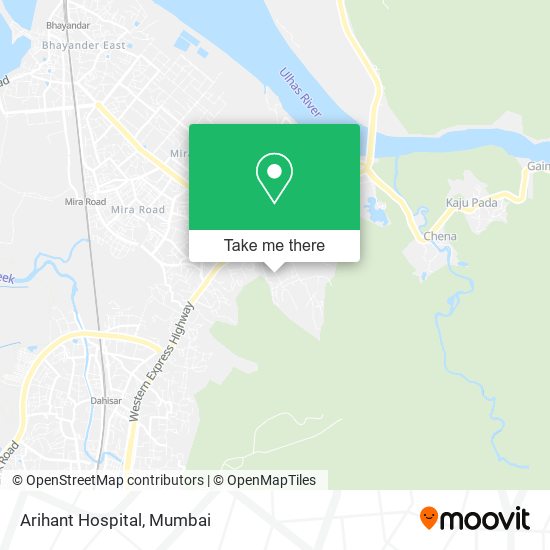 Arihant Hospital map