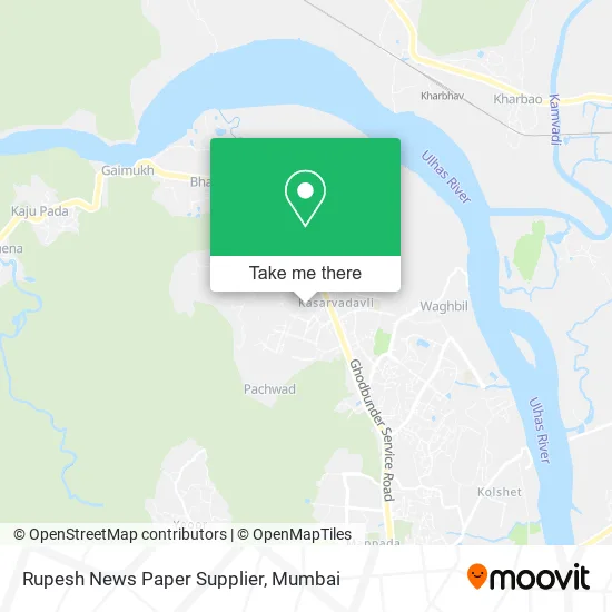Rupesh News Paper Supplier map