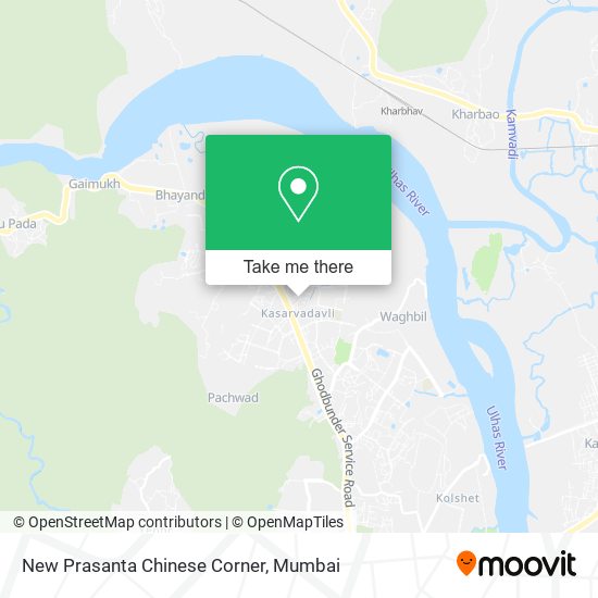 New Prasanta Chinese Corner map