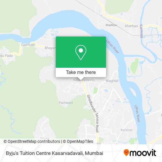 Byju's Tuition Centre Kasarvadavali map