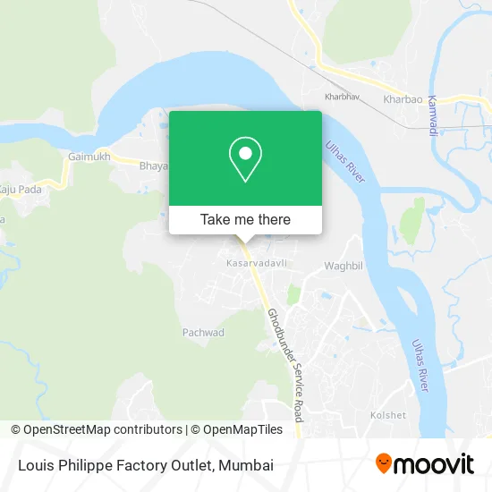 Louis Philippe Factory Outlet map