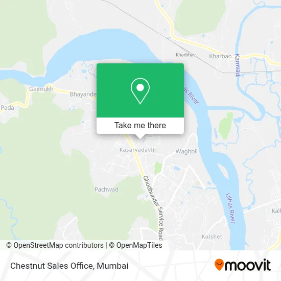 Chestnut Sales Office map