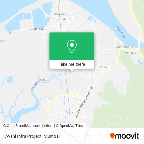 Avani Infra Project map