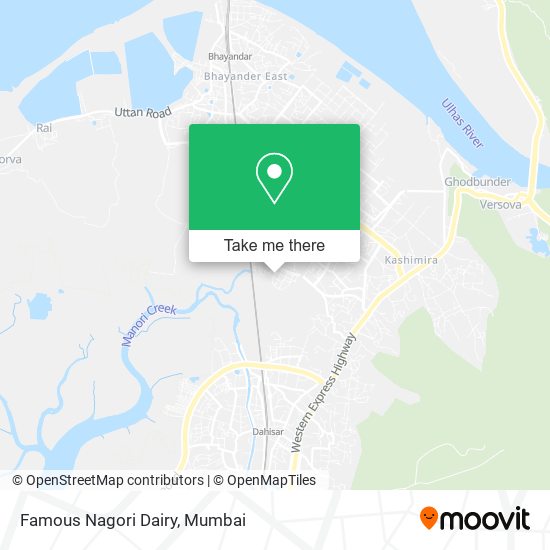 Famous Nagori Dairy map