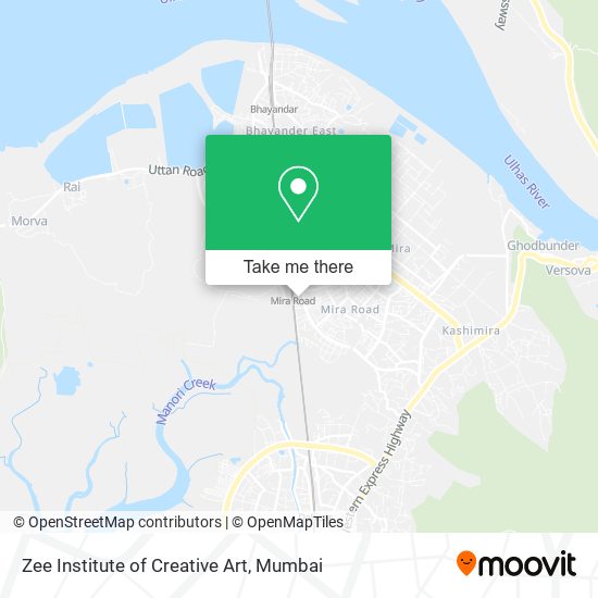 Zee Institute of Creative Art map