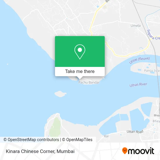 Kinara Chinese Corner map