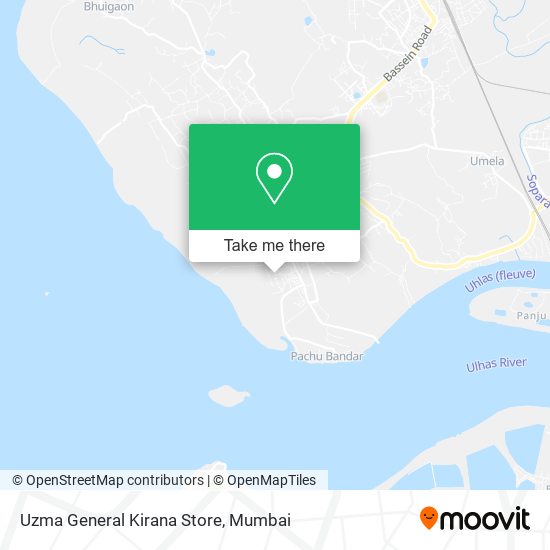 Uzma General Kirana Store map