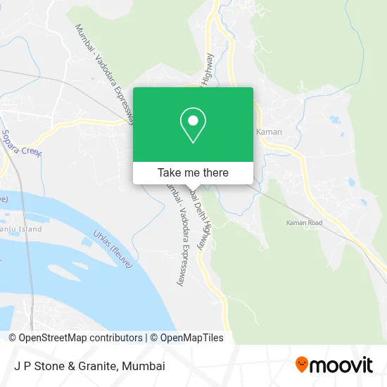 J P Stone & Granite map