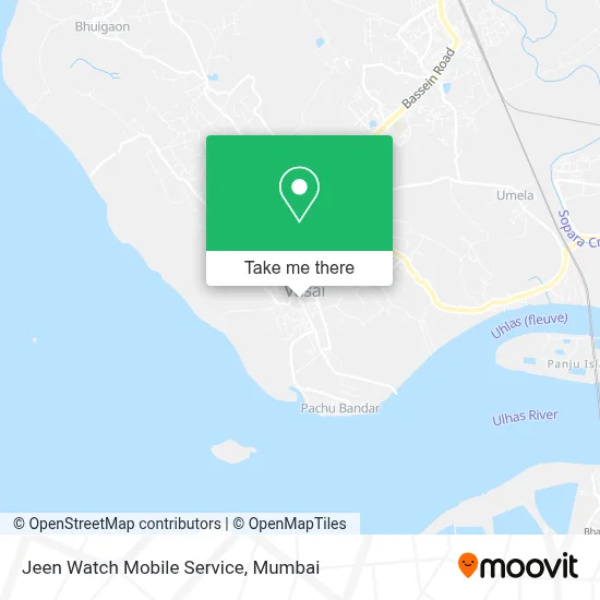 Jeen Watch Mobile Service map