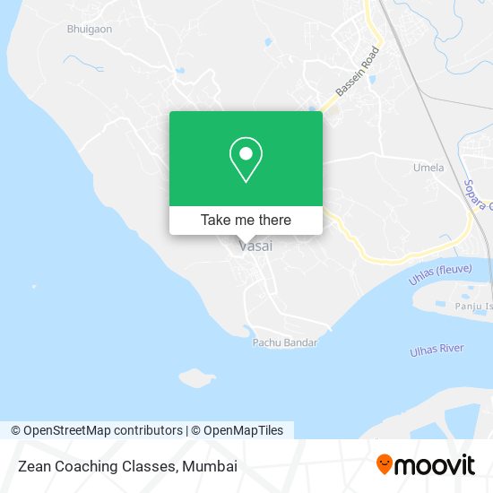 Zean Coaching Classes map