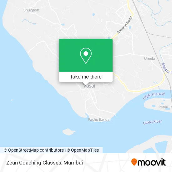 Zean Coaching Classes map