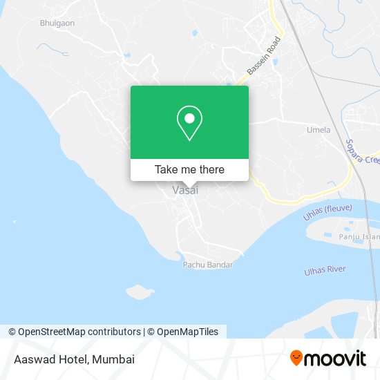 Aaswad Hotel map